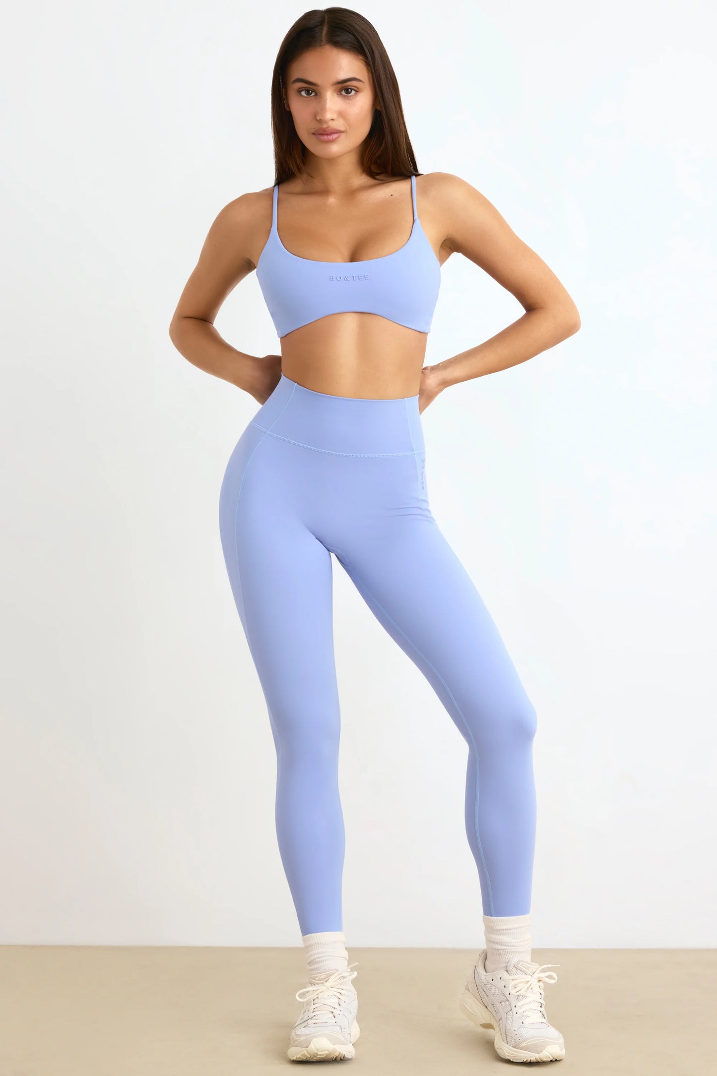 Soft Active Leggings in Lavender Blue