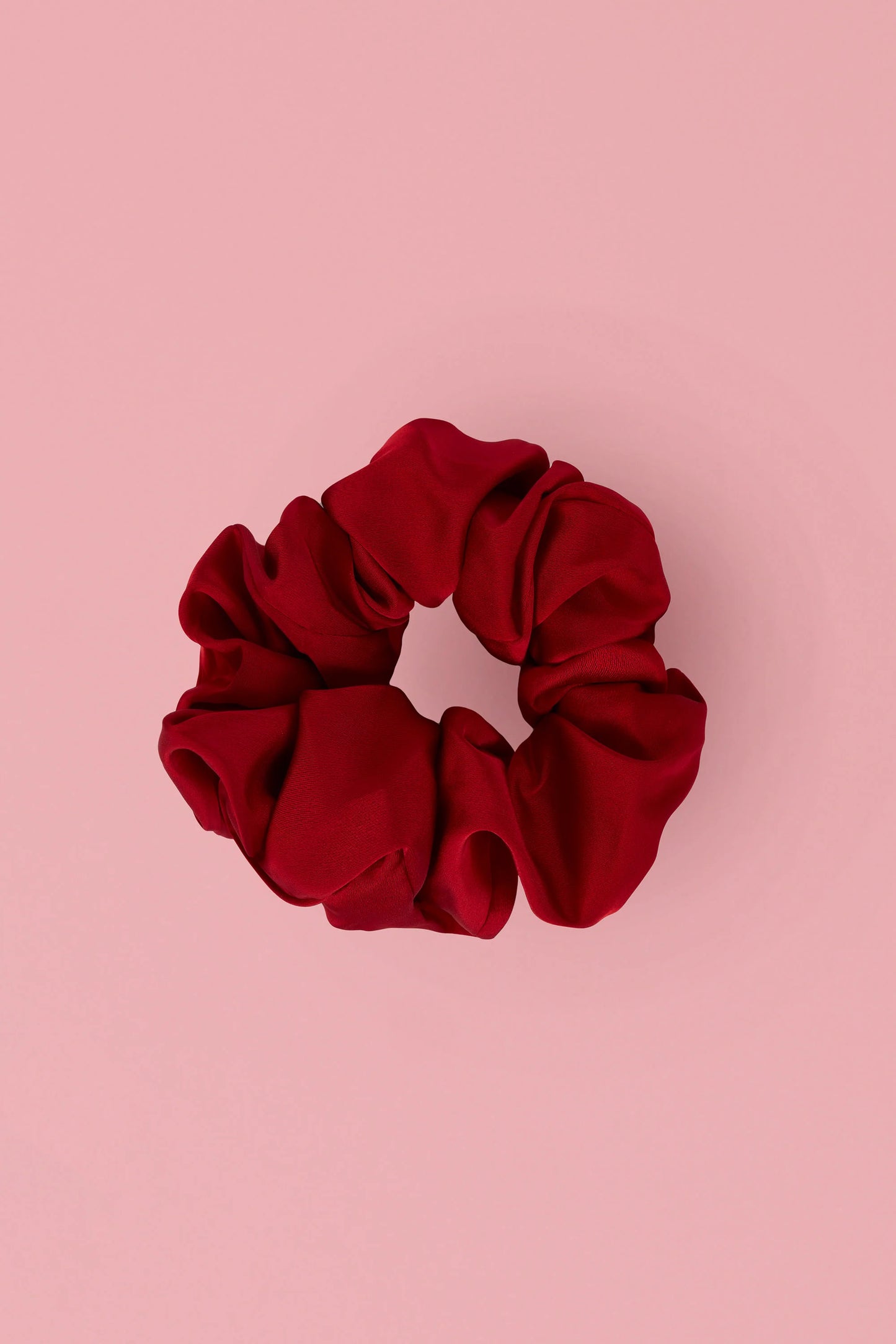 Oversized Scrunchie in Ruby Red