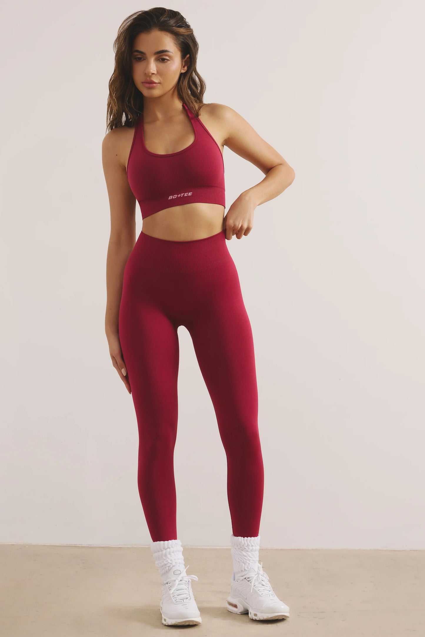 High Waist Define Luxe Leggings in Raspberry