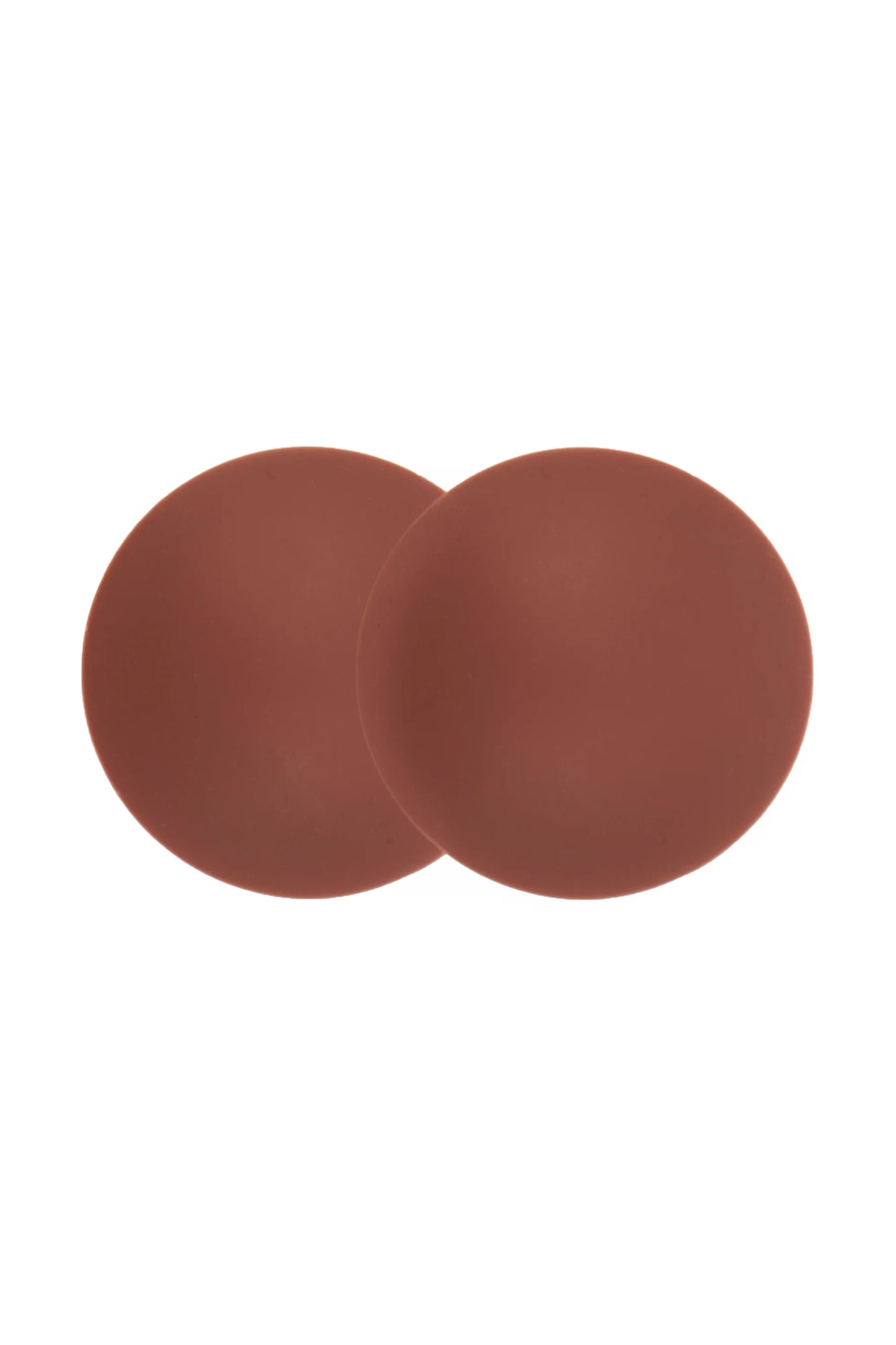 Reusable Silicone Nipple Covers in Chestnut