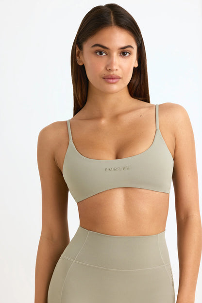 Soft Active Sports Bra in Mineral