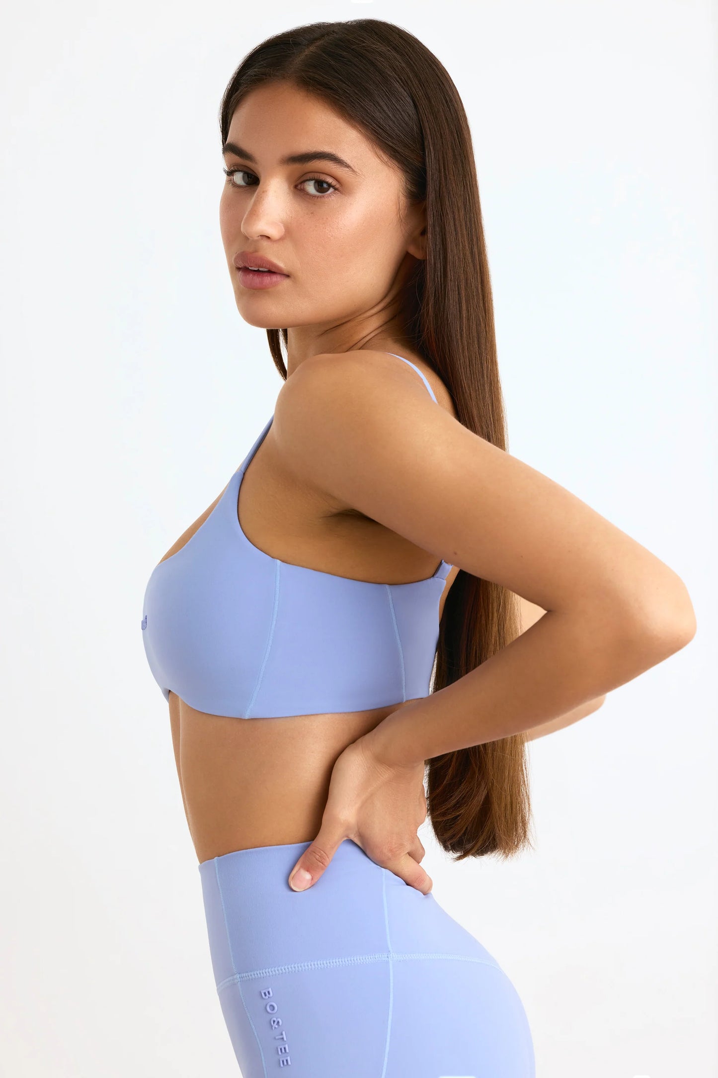 Soft Active Sports Bra in Lavender Blue