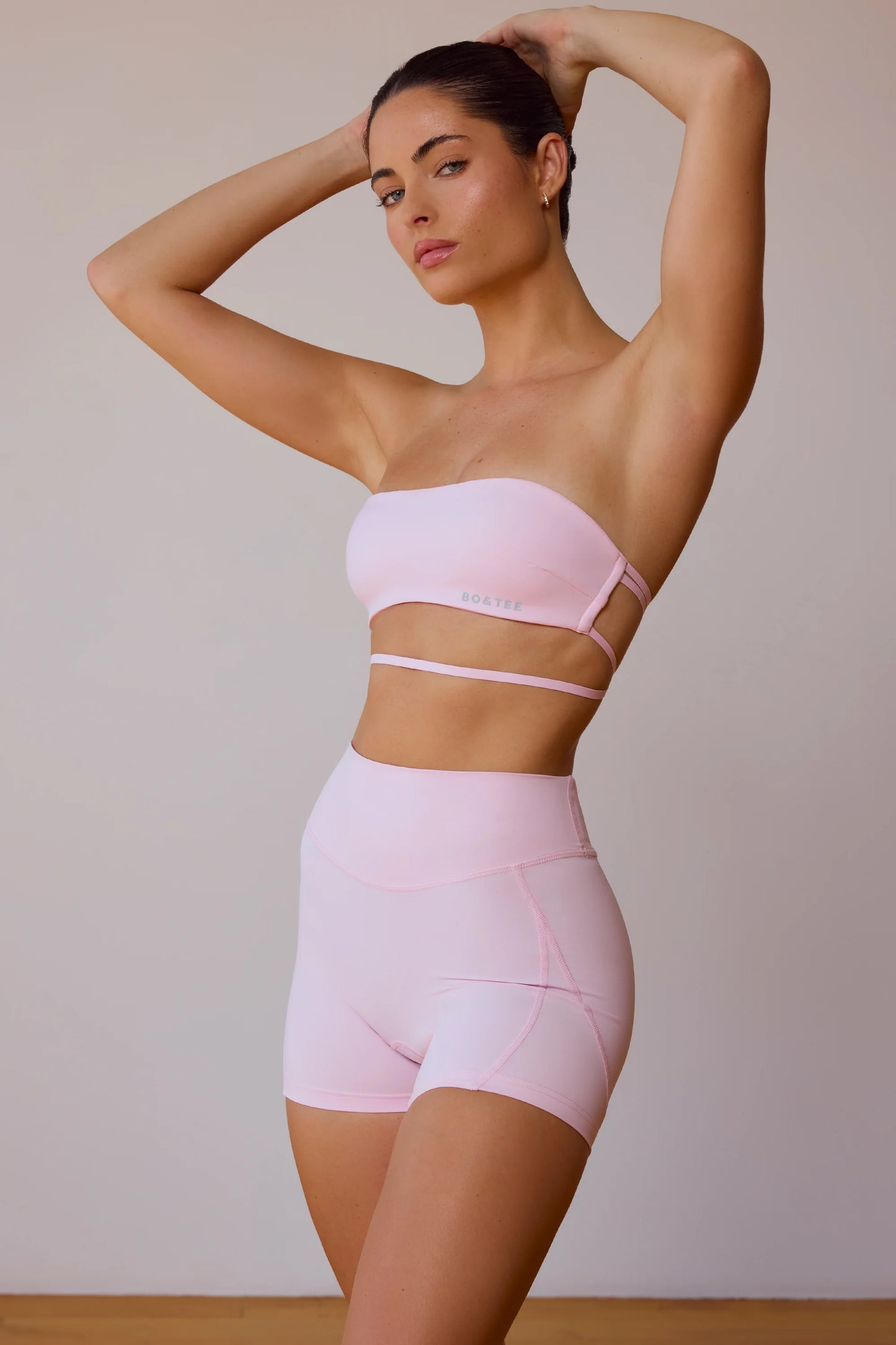 Mini Shorts in Soft Pink