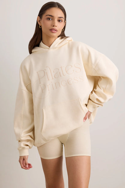 Oversized Hooded Sweatshirt in Vanilla