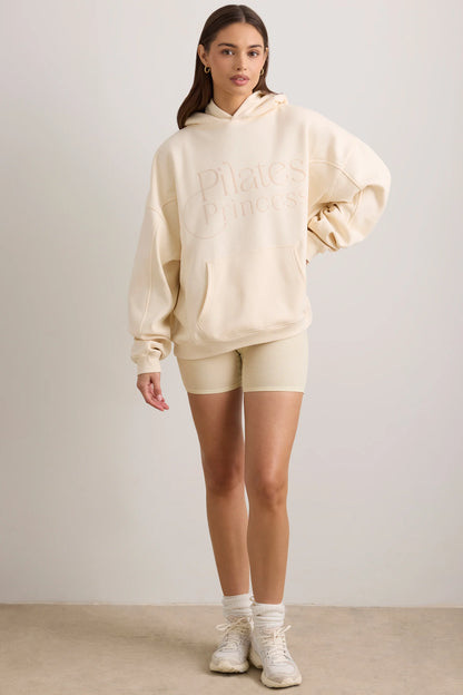 Oversized Hooded Sweatshirt in Vanilla