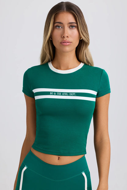 Graphic T-Shirt in Varsity Green