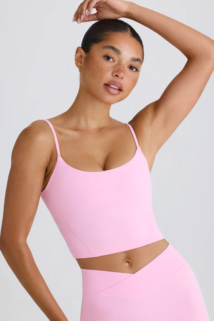 Soft Active Tank Top in Bubblegum Pink