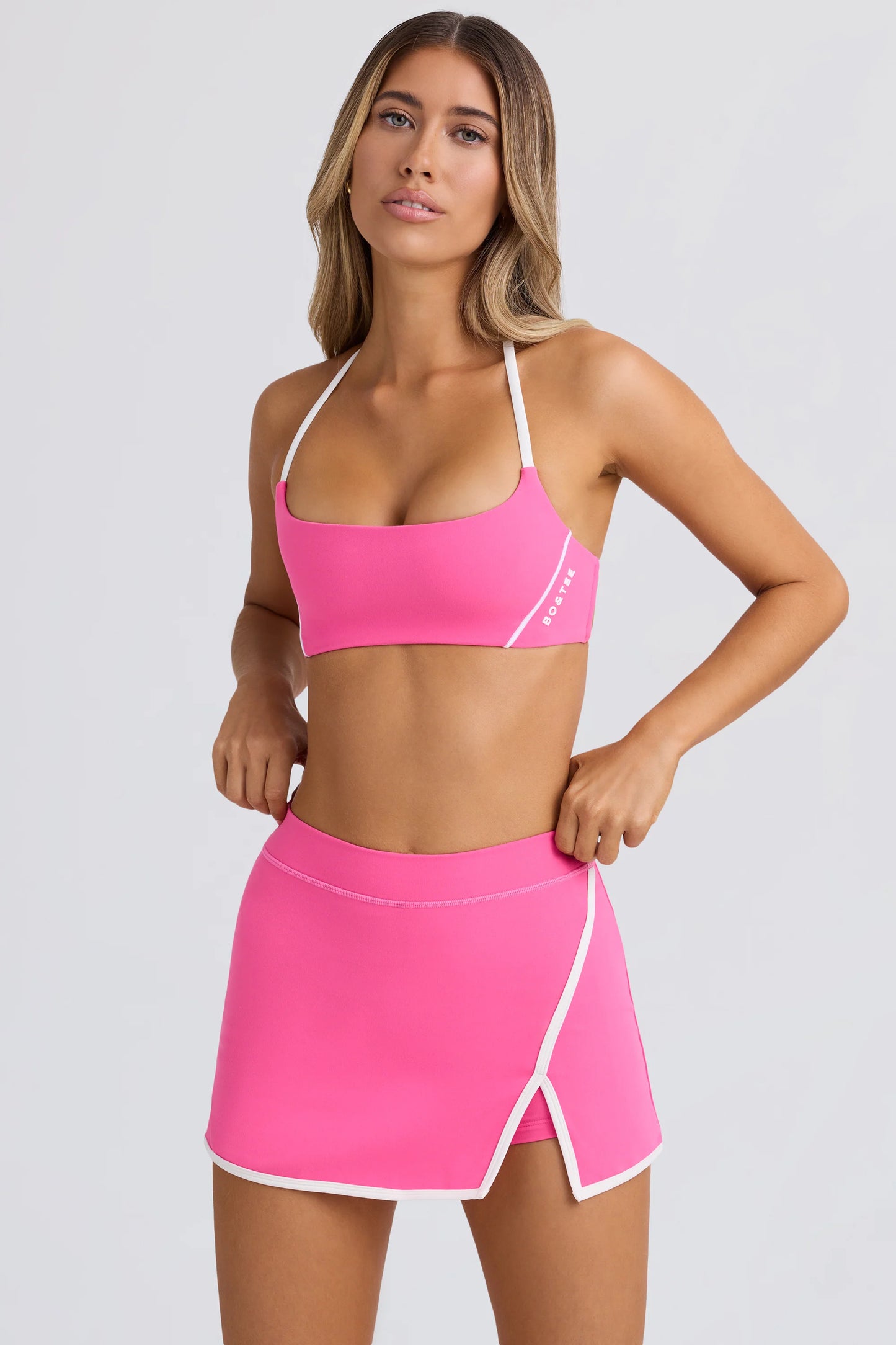 Soft Active Mini Skort in Bubblegum Pink