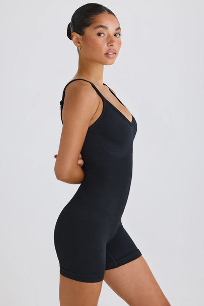 Super Sculpt Seamless Unitard in Black