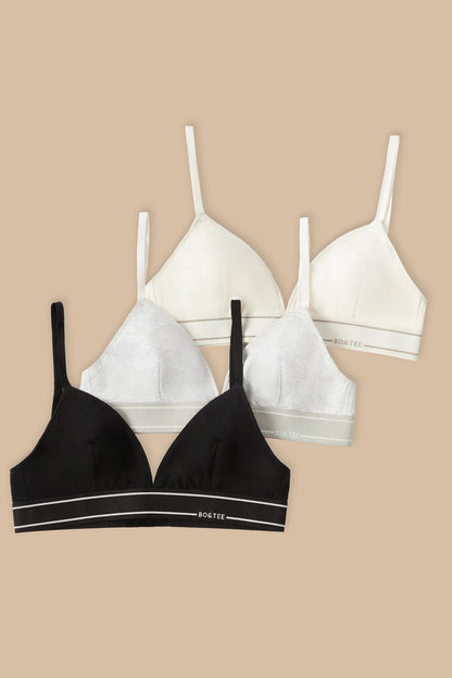 Triangle Bralette Bundle in Multi