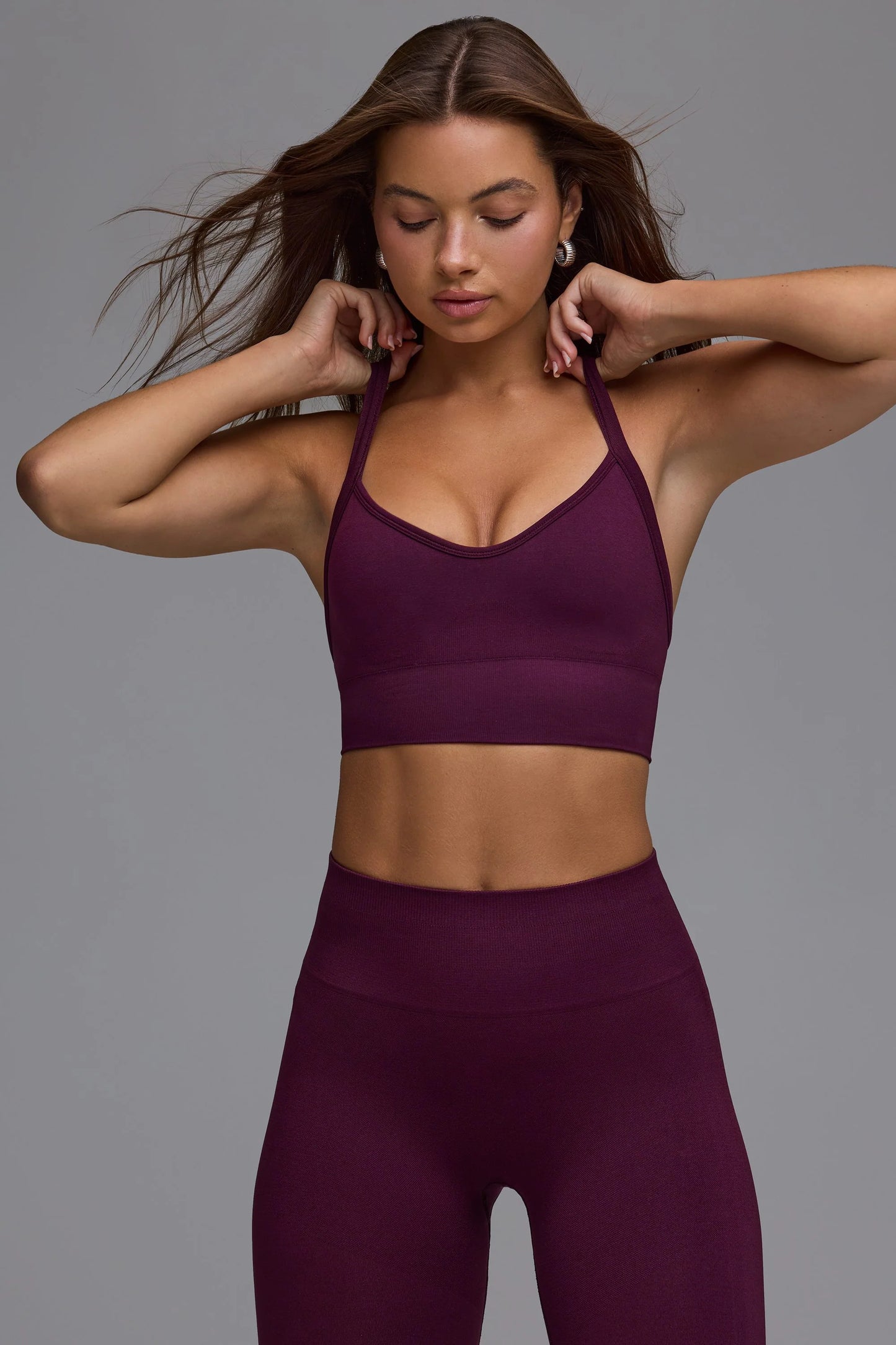 Define Luxe Multiway Sports Bra in Grape