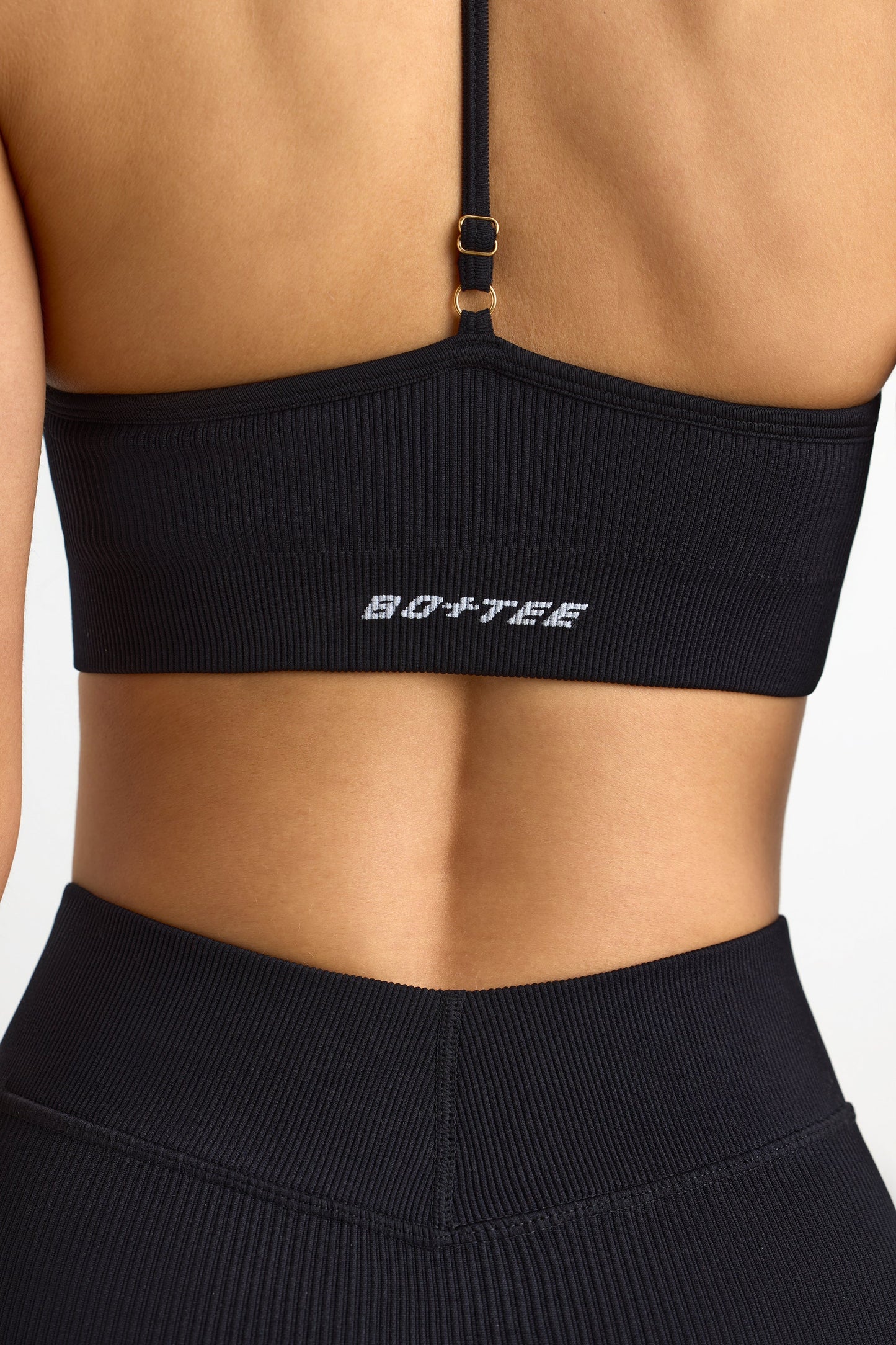 FlexiRib Y-Back Sports Bra in Black