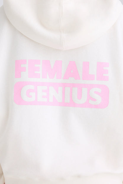 Graphic-Print Hoodie in White