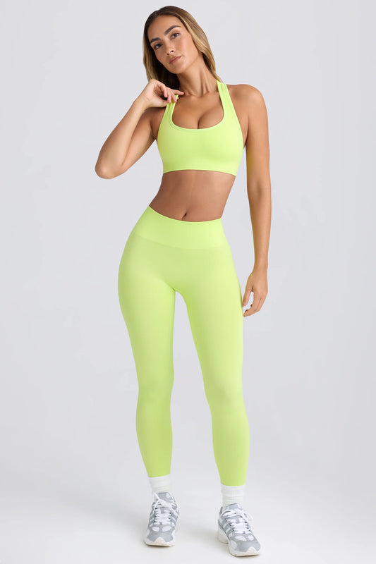 Super Sculpt Seamless Leggings in Key Lime