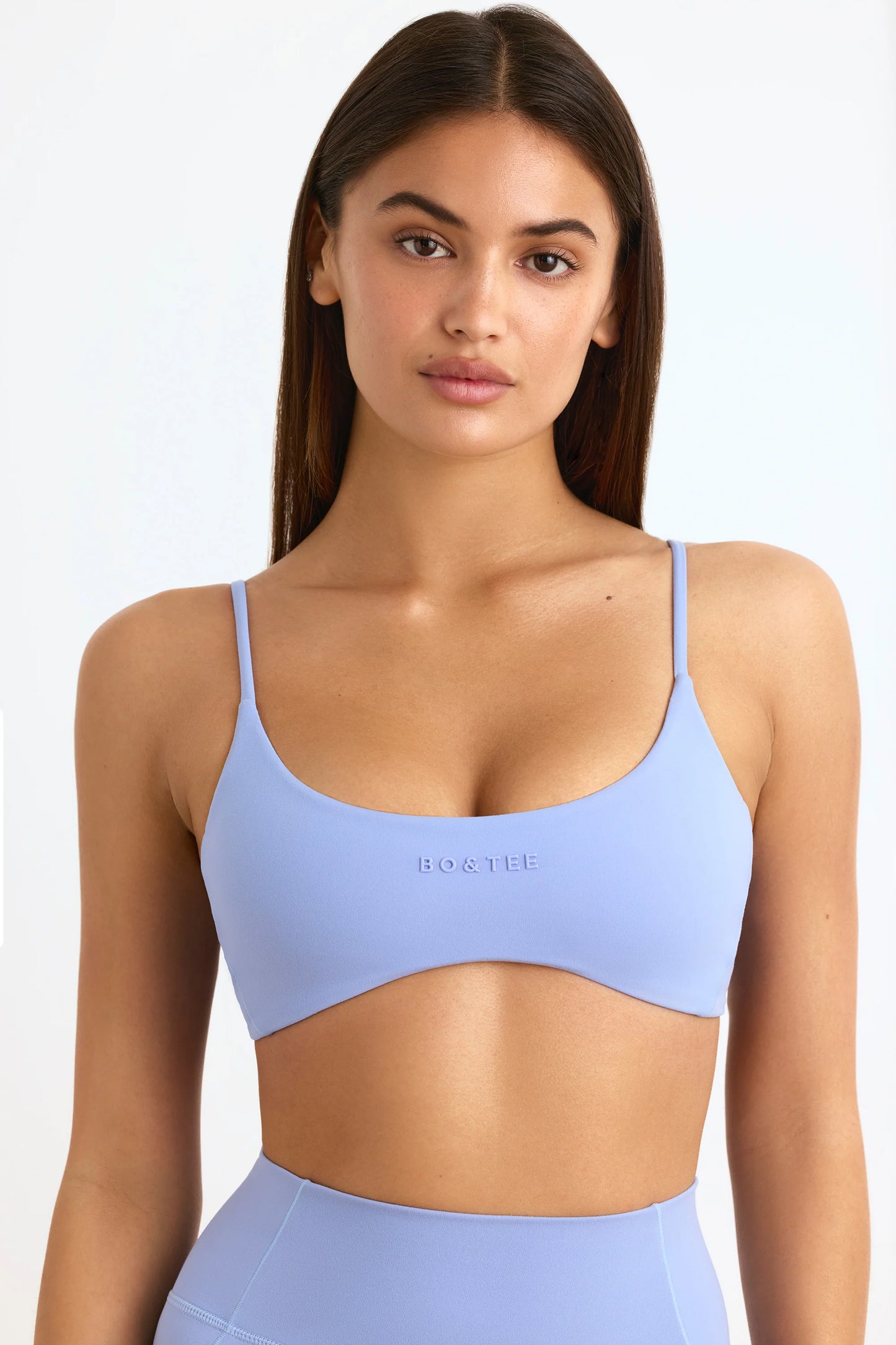 Soft Active Sports Bra in Lavender Blue