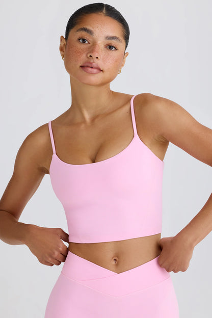 Soft Active Tank Top in Bubblegum Pink