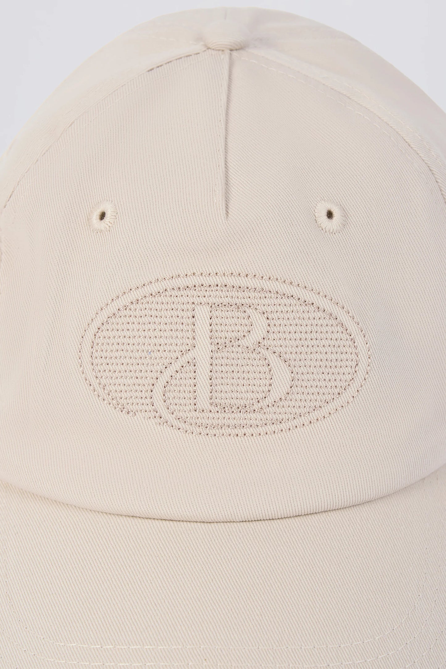 Baseball Cap in Washed Cream