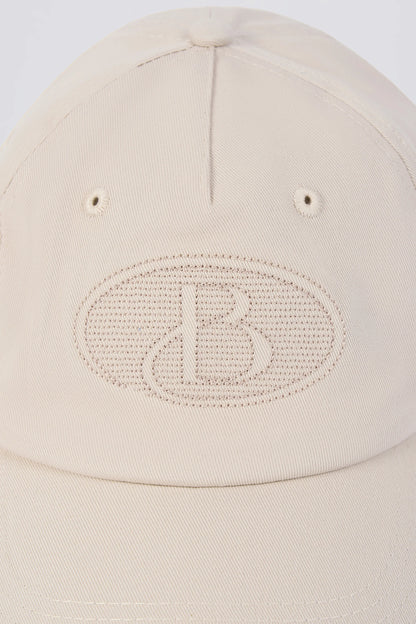 Baseball Cap in Washed Cream