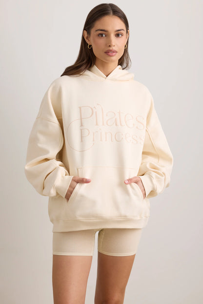 Oversized Hooded Sweatshirt in Vanilla