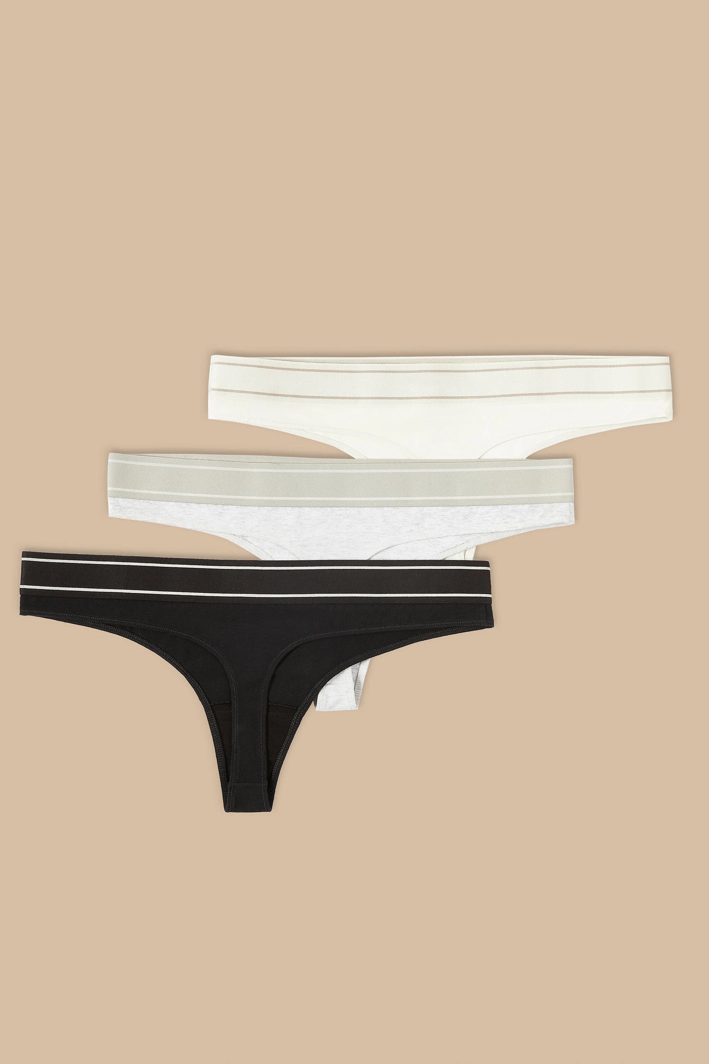 High-Waist Thong Bundle in Multi