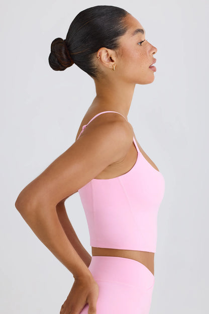 Soft Active Tank Top in Bubblegum Pink