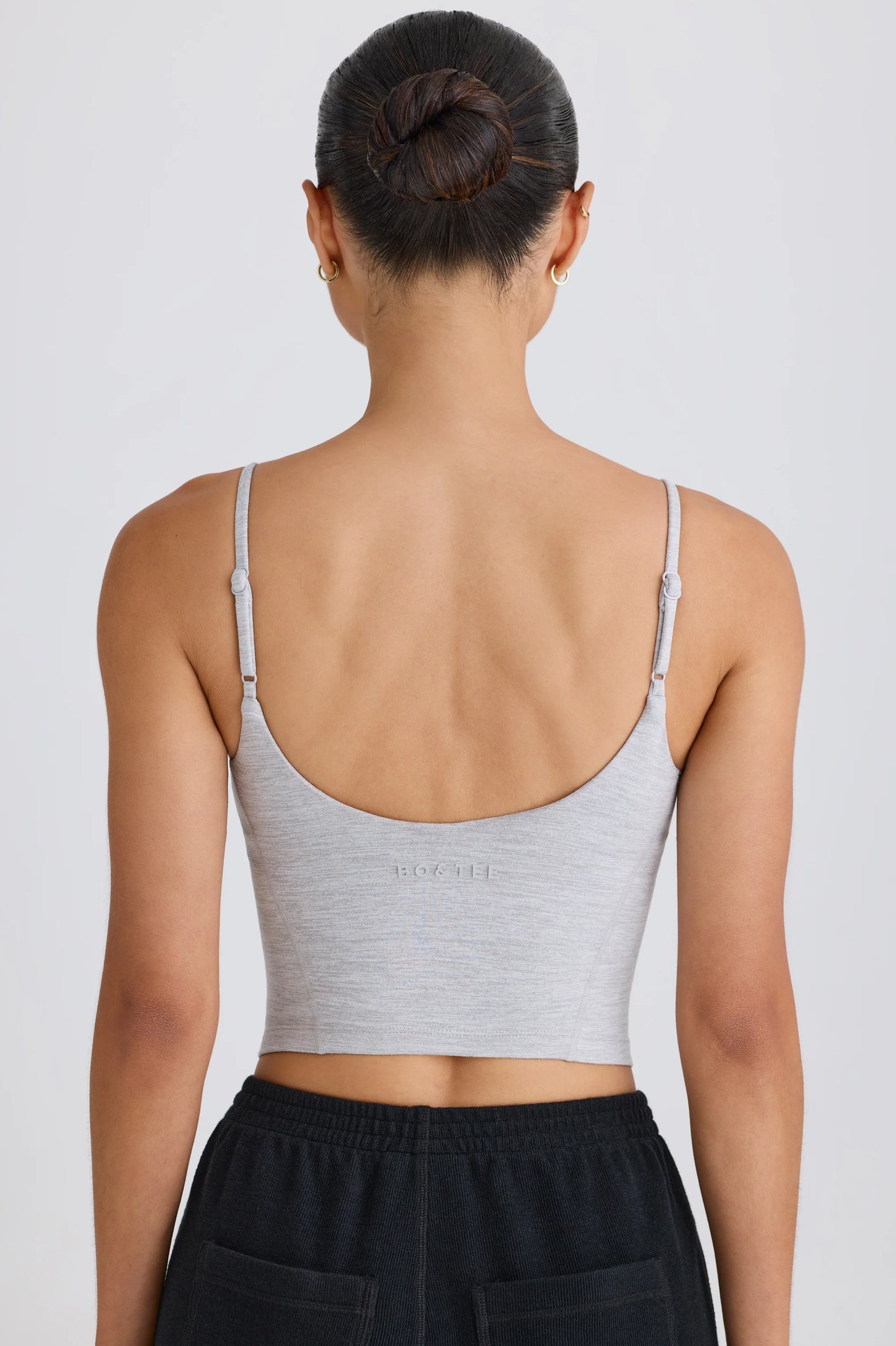 Soft Active Tank Top in Grey Marl